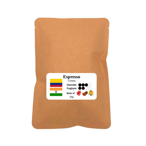 Espresso Crema hele bønner 60g