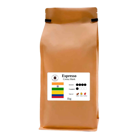 Espresso Crema mørk hele bønner 2kg