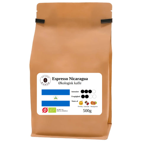 Espresso Nicaragua øko formalet stempel 500g