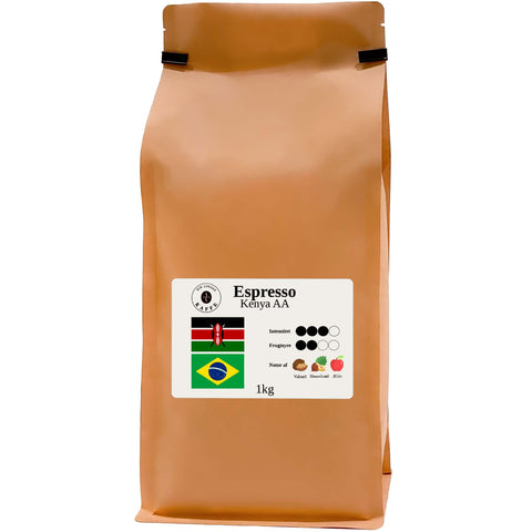 Espresso Kenya AA hele bønner 4kg